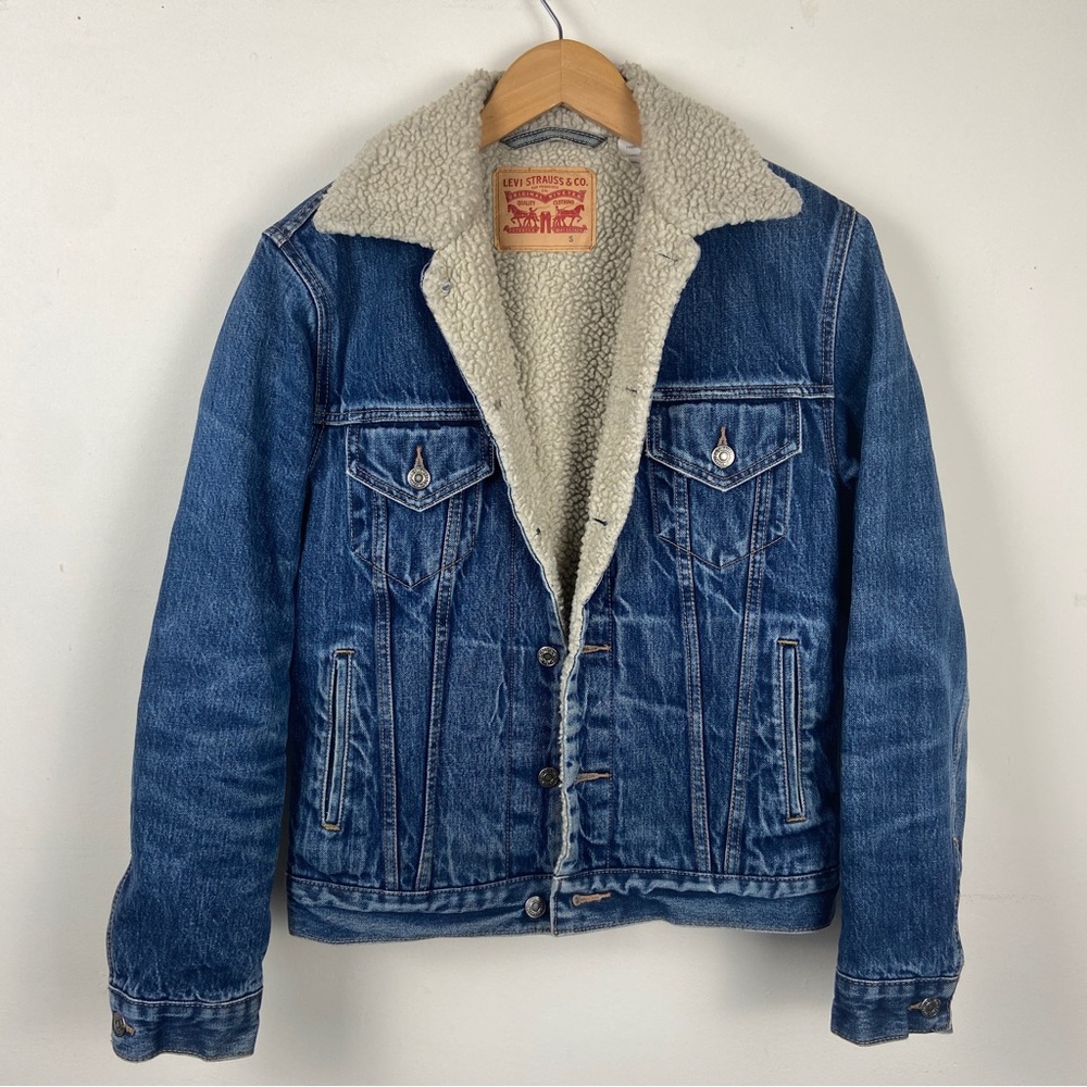 Vintage Men’s Levi’s Sherpa Denim Jacket
